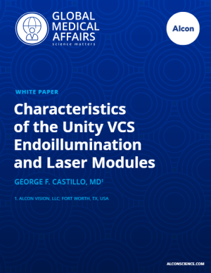 Characteristics of the Unity VCS Endoillumination and Laser Modules