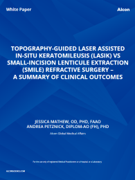Topography-Guided Laser Assisted In-Situ Keratomileusis (LASIK) vs Small-Incision Lenticule Extraction (SMILE) Refractive Surgery – A Summary Of Clinical Outcomes