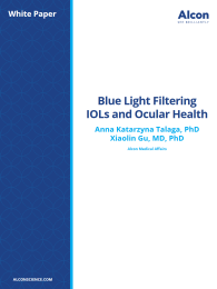 Blue Light Filtering IOLs and Ocular Health