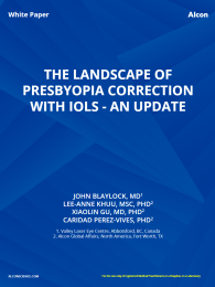 The Landscape Of Presbyopia Correction With IOLS - An Update