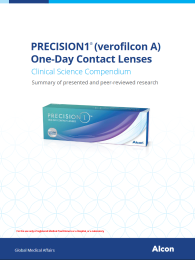 PRECISION1® (verofilcon A) One-Day Contact Lenses
